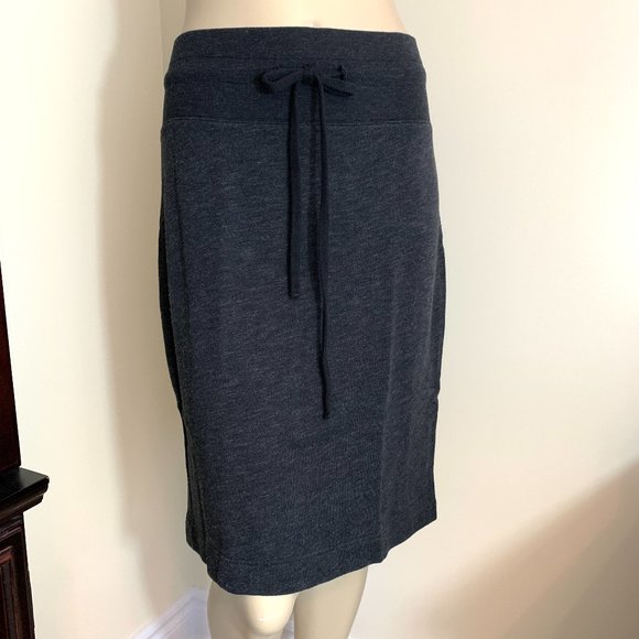 James Perse Dresses & Skirts - James Perse made USA Supima Micro Modal Polyester dark gray skirt - 3